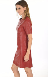 Women Genuine Leather Dress WD 08 SkinOutfit